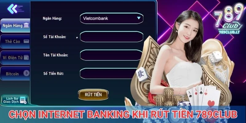Nhiều người chọn internet banking khi rút tiền 789club