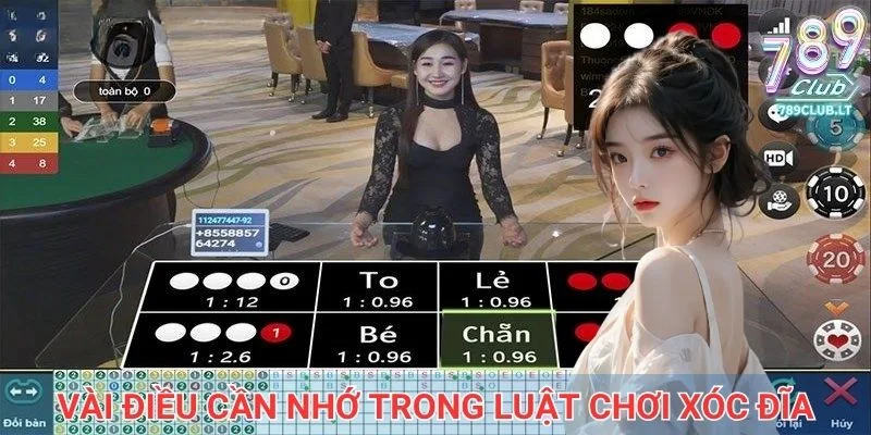 Một vài điều cần nhớ trong luật chơi xóc đĩa livestream